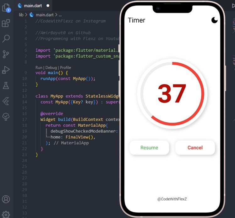 Flutter App Simple Timer App Using Getx In Flutter